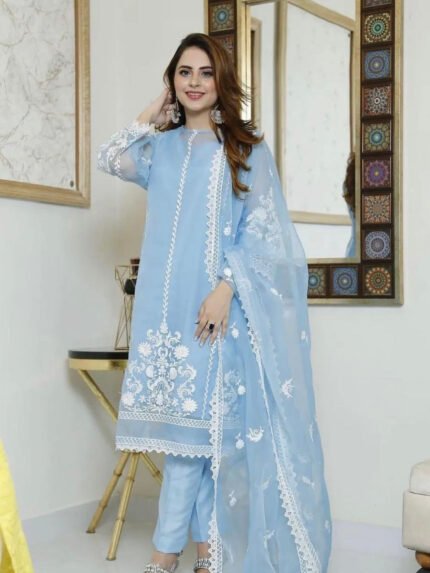 ZIARAT Organza Collection ZS-017 Unstitched